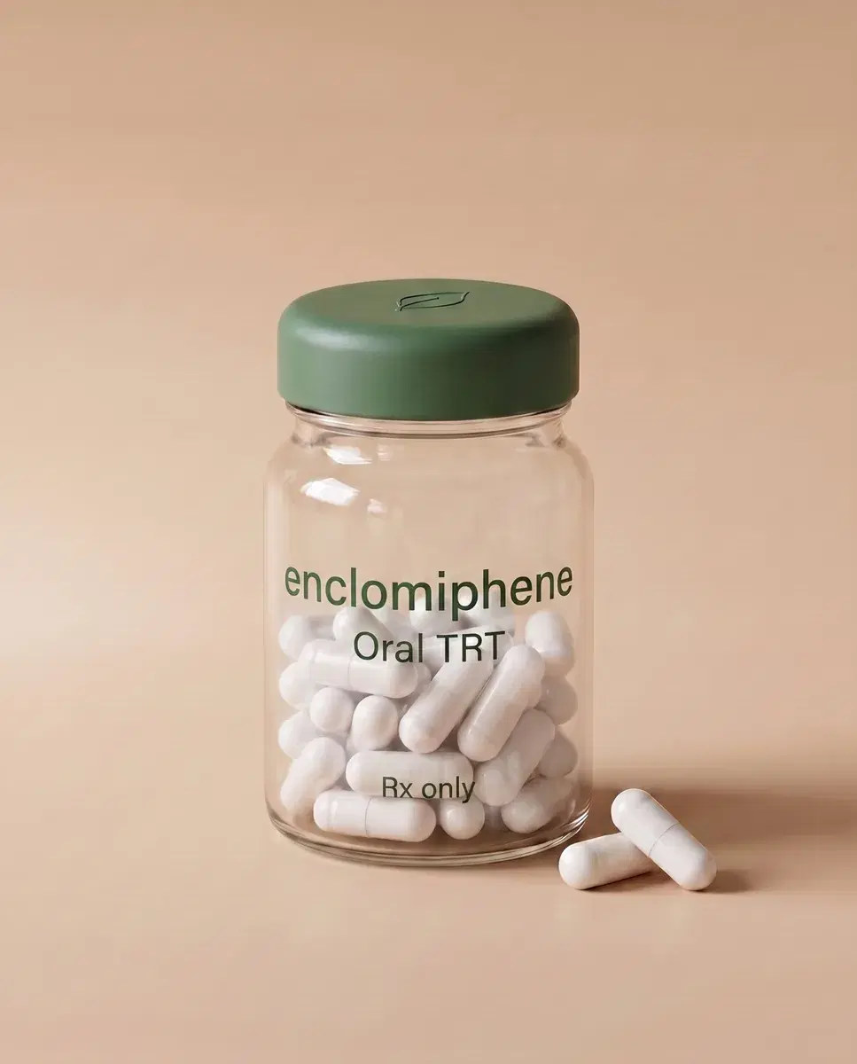 Compounded enclomiphene capsules