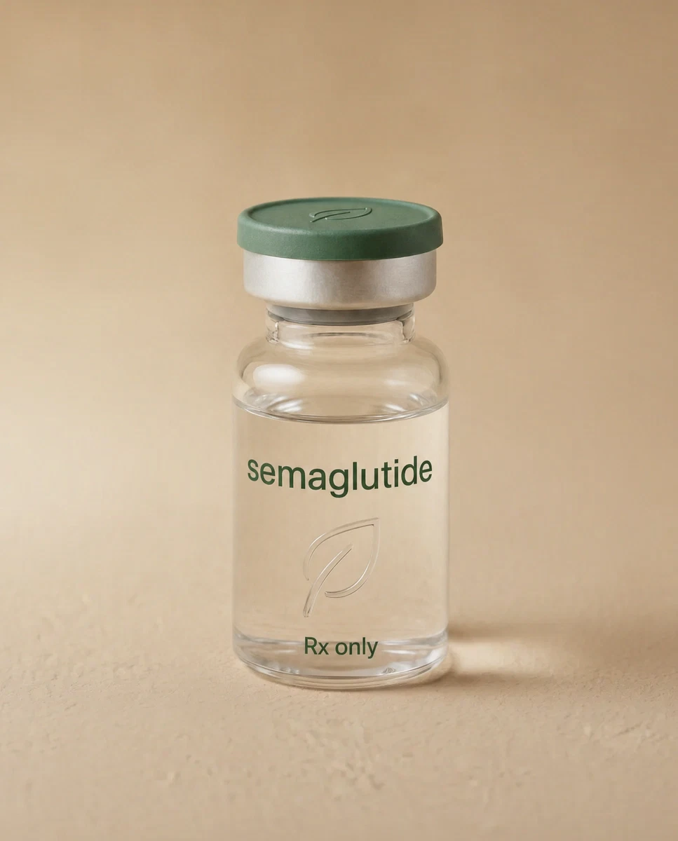 Compounded semaglutide vial