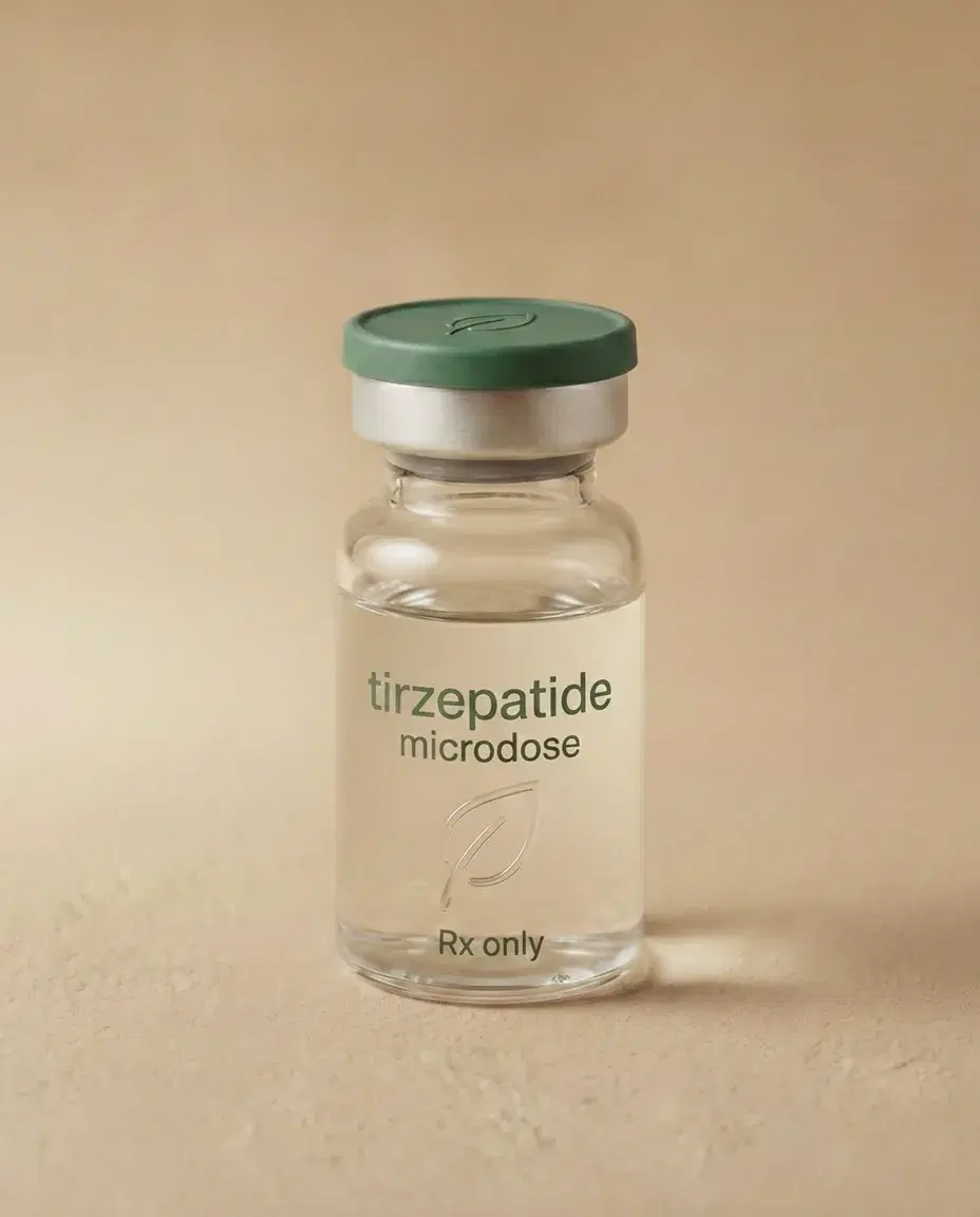 Compounded tirzepatide vial